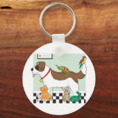 Porte-clés Groupe d'animaux (Recto)