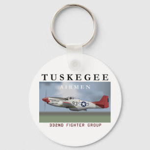 Porte-clés Groupe de combattant de P51D 332nd