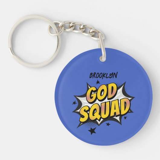 Porte-clés Groupe de jeunes chrétiens de God Squad (Devant)