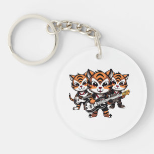 Porte-clés Groupe de joueurs de tigres