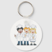 Porte-clés Groupe De Porte - clés De L'Éducation Des Diplômés (Recto)