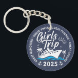 Porte-clés Groupe de Voyage Personnalisé Correspondant Croisi<br><div class="desc">Ce T-shirt Girls Trip personnalisé est l'uniforme parfait pour votre voyage de filles 2025,  bachelorette,  voyage de croisière ou escapade de week-end. Cette étiquette à bagages est parfaite pour des photos de groupe,  des promenades sur la plage,  des visites de vin,  ou simplement causer un peu de chaos élégant.</div>