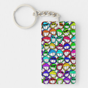 PORTE-CLÉS GROUPE D'FACES COOL