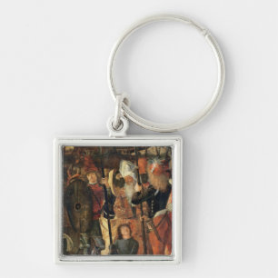 Porte-clés Groupe d'Orientaux, de juifs et de soldats,