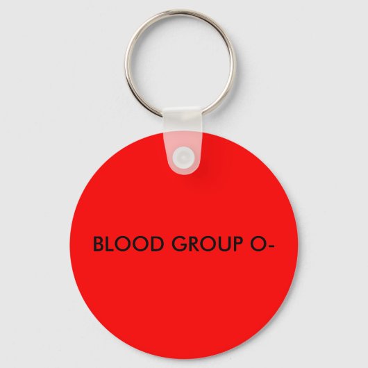 PORTE-CLÉS GROUPE DU SANG O- (Recto)