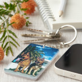 Porte-clés groupe german shepherd (Devant droit)