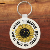 Porte-clés Grow through what you go through. (Recto)