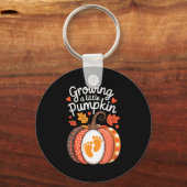 Porte-clés Growing A Little Pumpkin Maternity Pregnancy Thank (Recto)