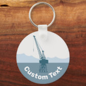 Porte-clés grue de chantier naval (Recto)