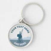 Porte-clés Grue du chantier naval (Devant)