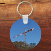 Porte-clés Grue en construction (Recto)