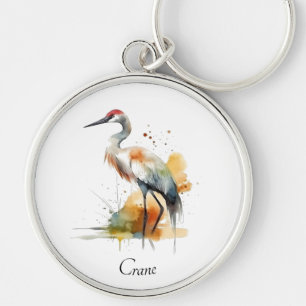 Porte-clés Grue errante, personnalisé