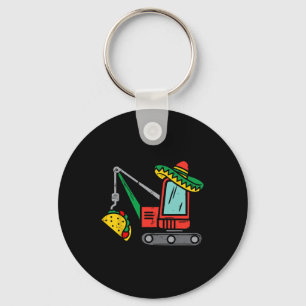 Porte-clés Grue Mexicaine Tacos Garçons Cinco De Mayo Fiesta 