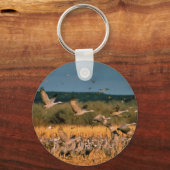 Porte-clés Grues Sandhill (Recto)