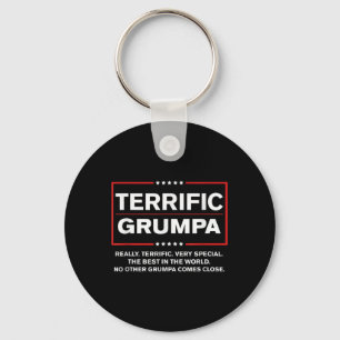 Porte-clés Grumpa Trump Fête des pères Cadeau Pour Un Grumpy 