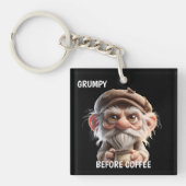 Porte-clés Grumpy Before Coffee Whimsical (Devant)