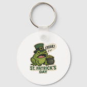 Porte-clés Grumpy Frog St.Patrick's Day (Recto)