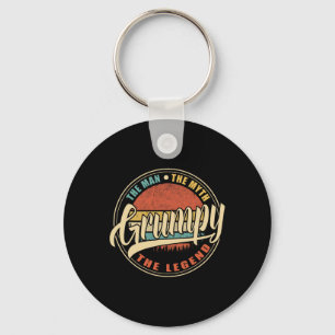 Porte-clés Grumpy L'Homme Le Mythe La Légende Vintage Retro F