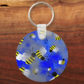 Porte-clés Grunge Bees (Recto)