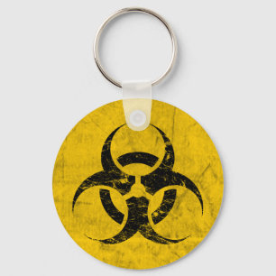 Porte-clés Grunge Biodanger Personnalisable