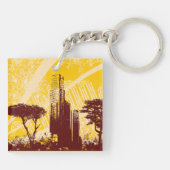 Porte-clés Grunge City (Dos)