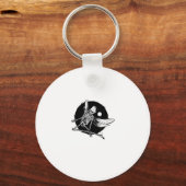 Porte-clés Grunge Winged Skeleton Dragonfly Wings T-Shirt (Recto)