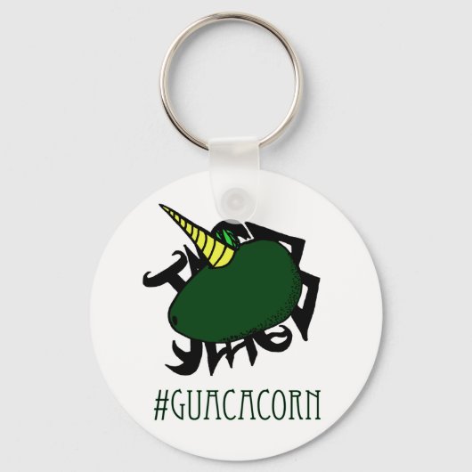 Porte-clés #Guacacorn (Recto)