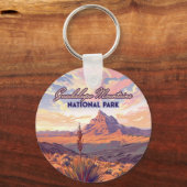 Porte-clés Guadalupe Mountain National Park El Capitan Texas (Verso)