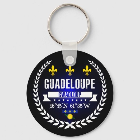Porte-clés Guadeloupe (Recto)