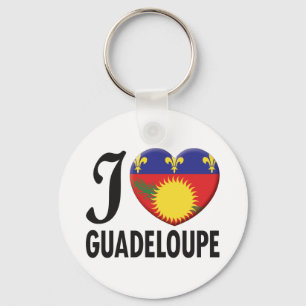 Porte-clés Guadeloupe Love