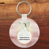 Porte-clés Guardian angel pink sky angels amongst us (Recto)