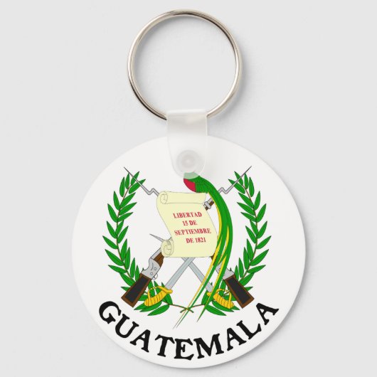 Porte-clés GUATEMALA - emblème/drapeau/armoiries/symbole (Recto)