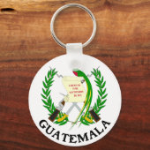 Porte-clés GUATEMALA - emblème/drapeau/armoiries/symbole (Recto)