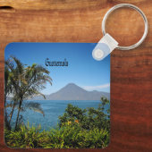 Porte-clés Guatemala, photo pittoresque, (Verso)