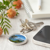 Porte-clés Guatemala, photo pittoresque, (Côté)