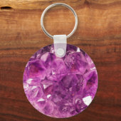 Porte-clés Guérir Améthyst Gemstone (Recto)