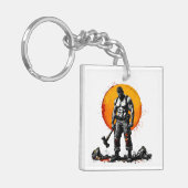 Porte-clés guerrier barbare médiéval fantasyPorte - clé acryl (Devant gauche)