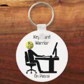 Porte-clés Guerrier Clavier En Patrouille (Recto)