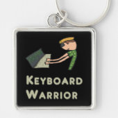 Porte-clés Guerrier de clavier (Devant)