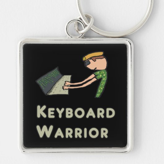 Porte-clés Guerrier de clavier (Devant)