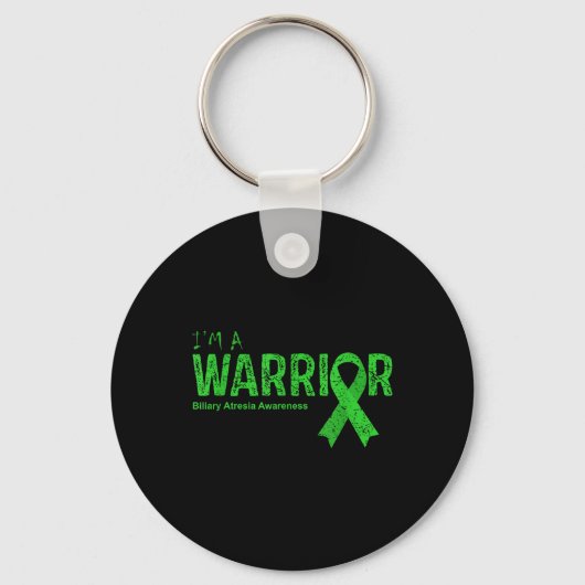 Porte-clés Guerrier de sensibilisation de Biliary Atresia (Recto)