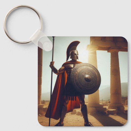 Porte-clés Guerrier grec (Recto)