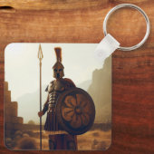 Porte-clés Guerrier grec 3 (Verso)
