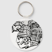 Porte-clés Guerrier maya (Recto)