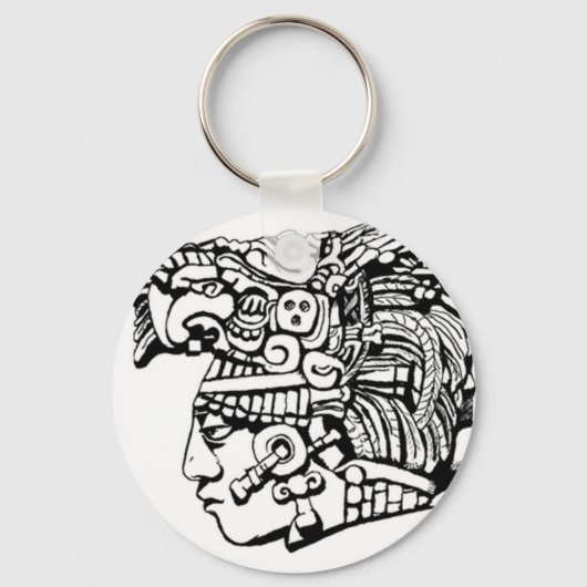 Porte-clés Guerrier maya (Recto)