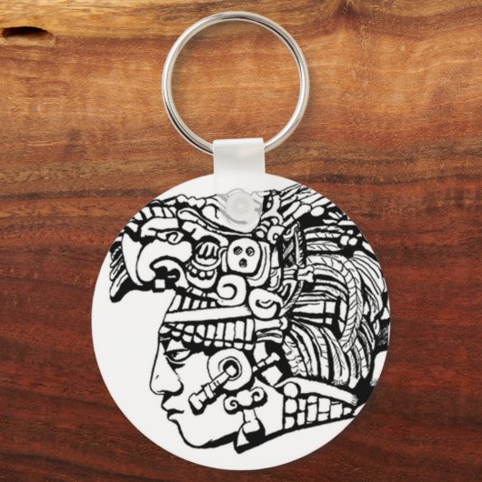 Porte-clés Guerrier maya (Recto)