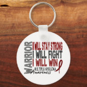 Porte-clés Guerrier myélome multiple (Recto)