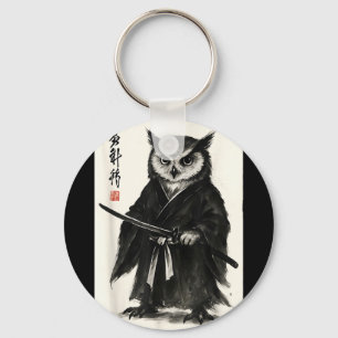 Porte-clés Guerrier samouraï drôle de style d'anime manga jap