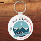 Porte-clés Guerrier sauvage Recherche de montagne (Verso)
