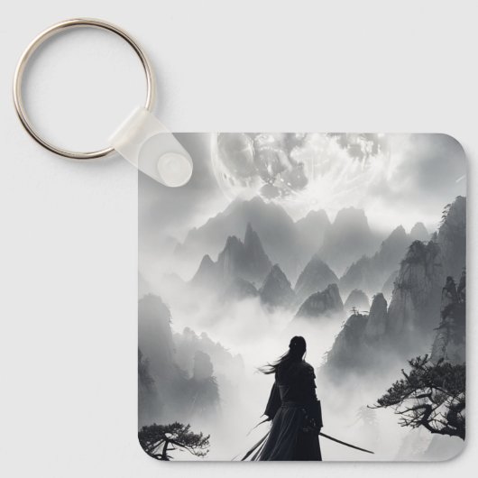Porte-clés Guerrier solitaire (Recto)
